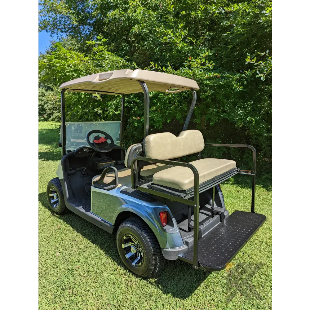 2018 E-Z-GO RXV - Blue Silver Kryptex Golf Carts