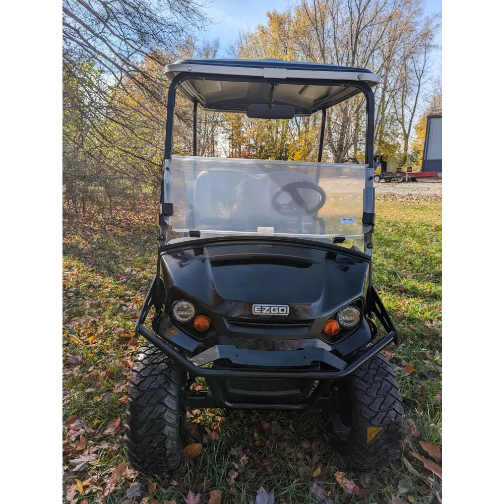 2023 EZGO S4 - Black Kryptex Golf Carts