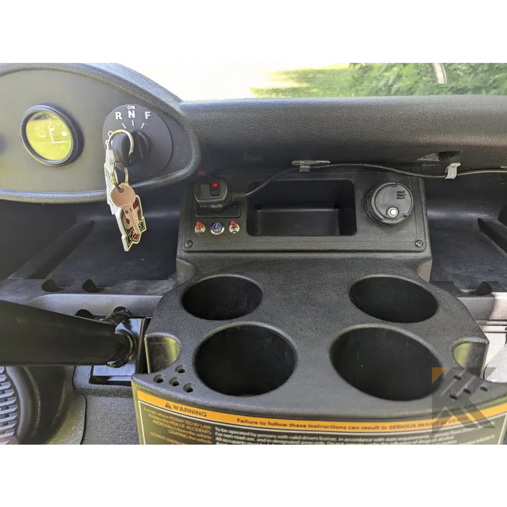 2017 EZGO RXV - Cop Golf Cart Kryptex Golf Carts