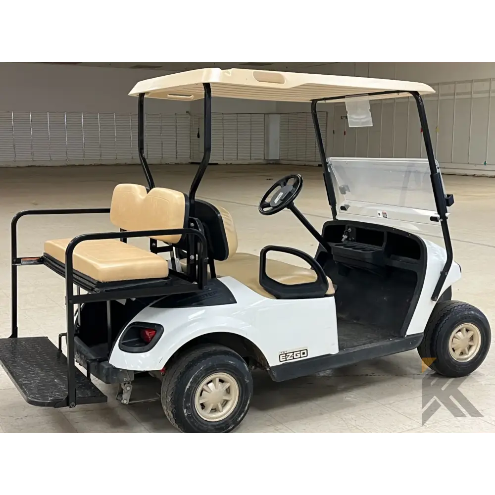 2017 E-z-go Txt White Kryptex Golf Carts
