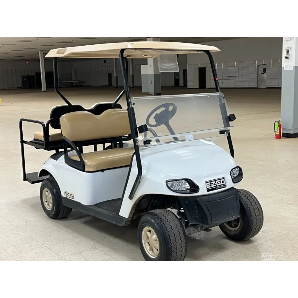 2017 E-z-go Txt White Kryptex Golf Carts