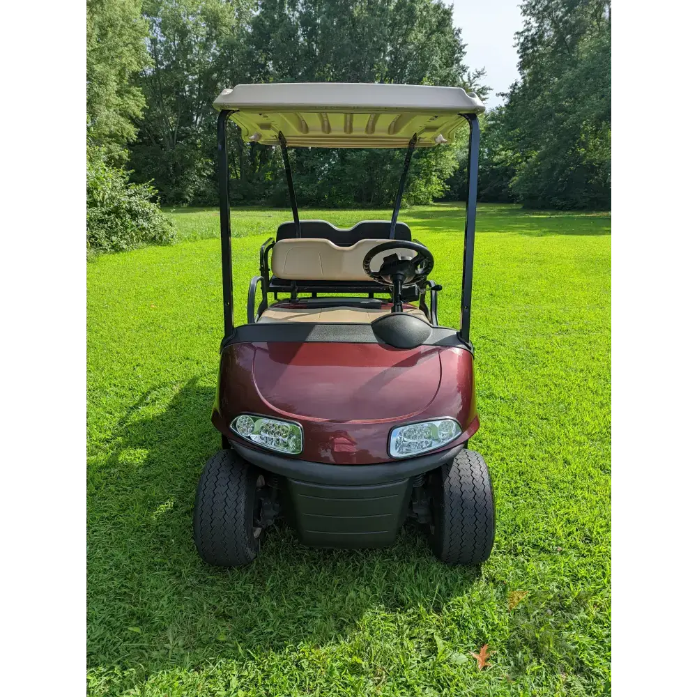 2018 E-Z-GO RXV - Burgundy Kryptex Golf Carts