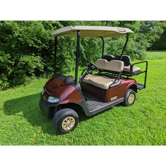 2018 E-Z-GO RXV - Burgundy Kryptex Golf Carts