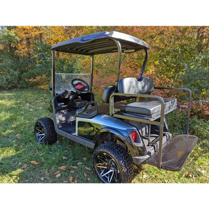2018 E-Z-GO RXV ELITE - Black Silver Kryptex Golf Carts