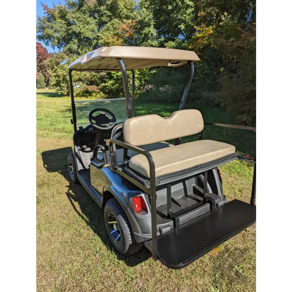 2018 E-Z-GO RXV ELITE - Metallic Charcoal Kryptex Golf Carts