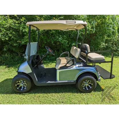 2018 E-Z-GO RXV - Blue Silver Kryptex Golf Carts