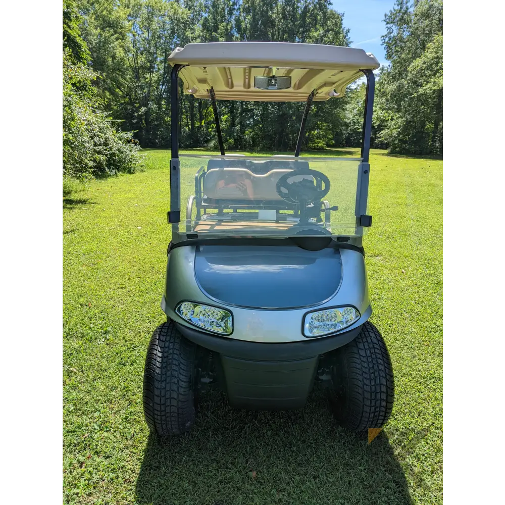 2018 E-Z-GO RXV - Blue Silver Kryptex Golf Carts