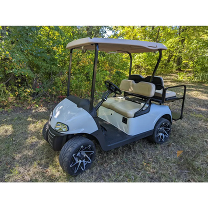2018 E-ZS-GO RXV ELITE - Bright White Kryptex Golf Carts