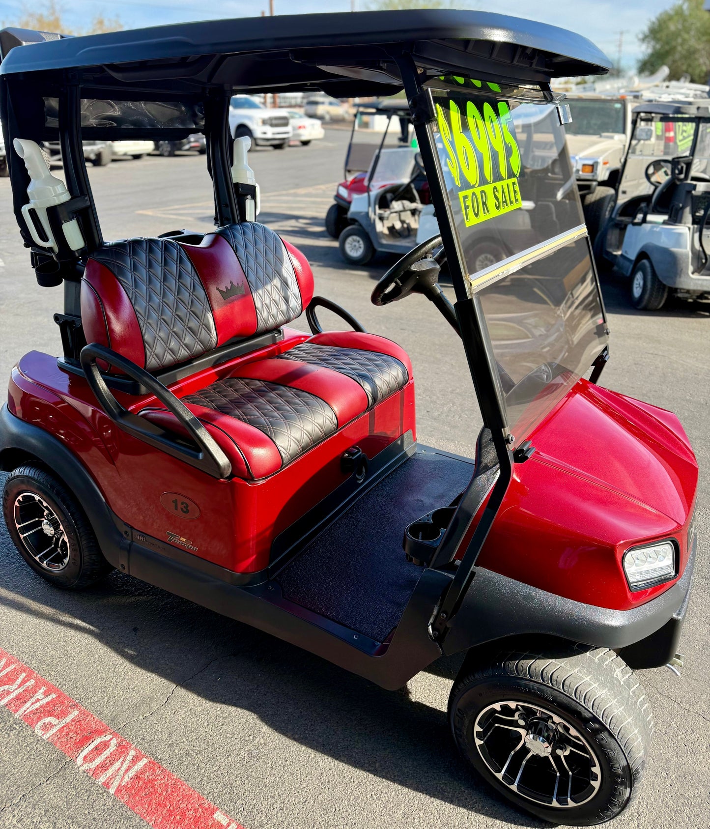 2021 Custom Club Car Tempo 2 Passenger Golf Cart w/ Lithium Battery