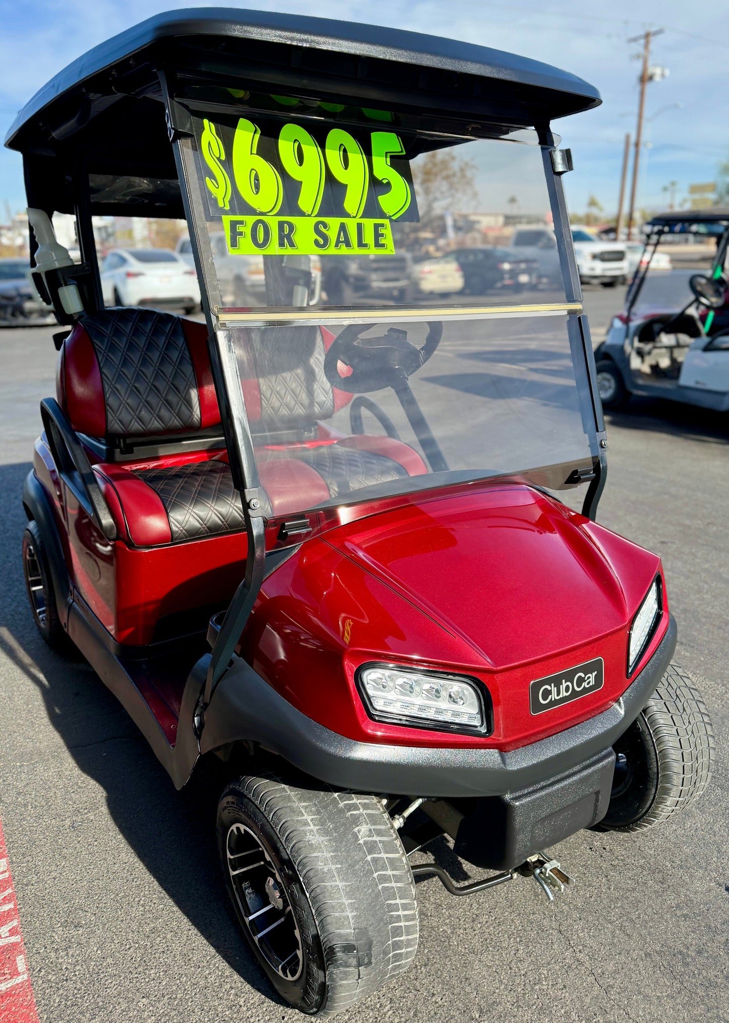 2021 Custom Club Car Tempo 2 Passenger Golf Cart w/ Lithium Battery