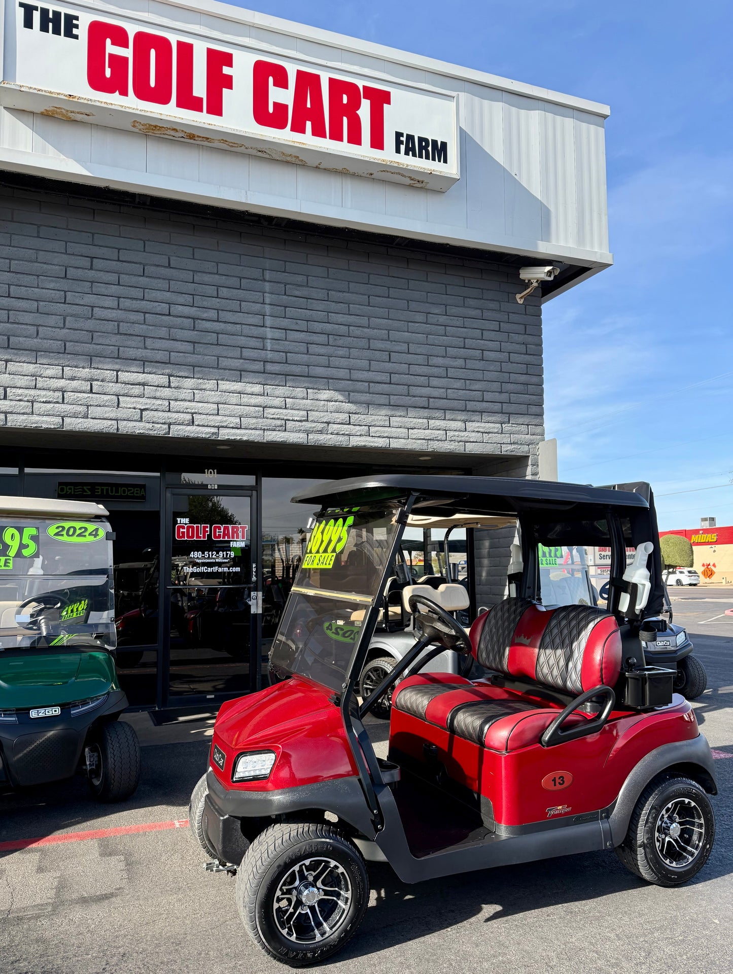 2021 Custom Club Car Tempo 2 Passenger Golf Cart w/ Lithium Battery