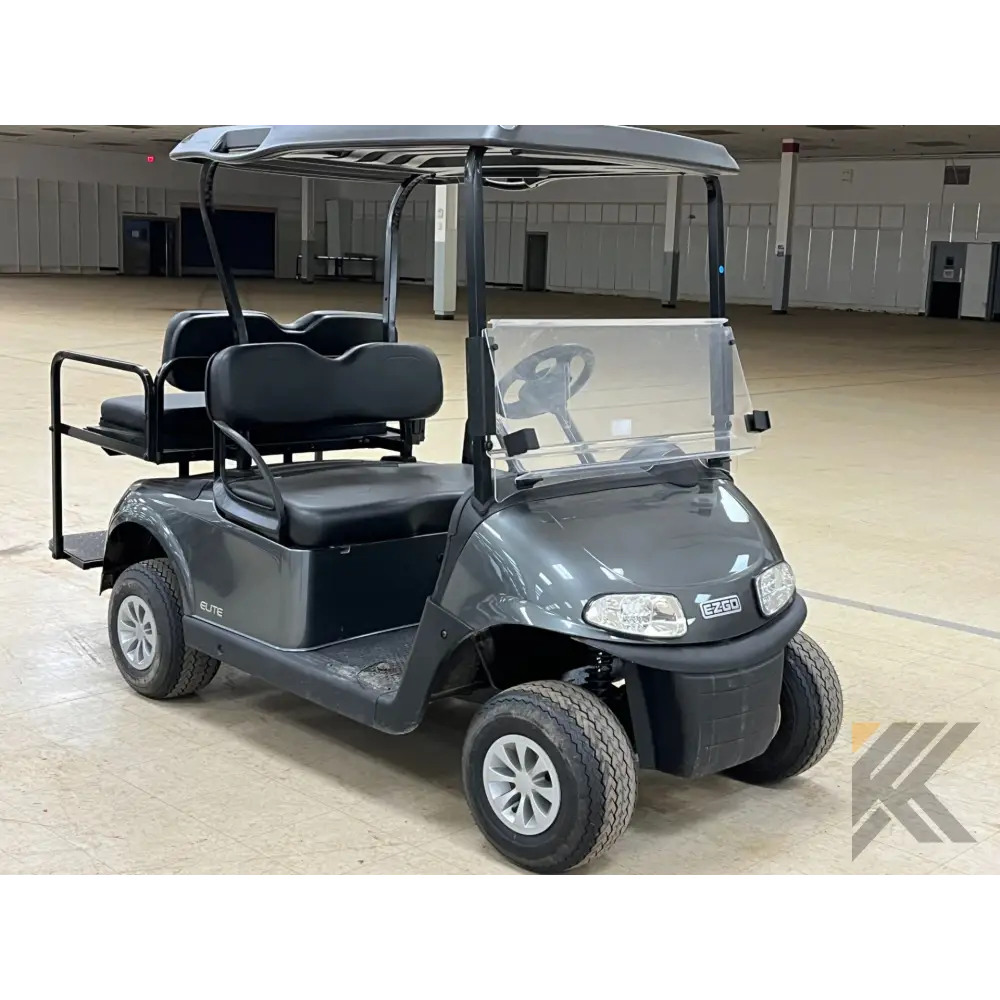 2022 E-z-go Rxv Elite Black Kryptex Golf Carts