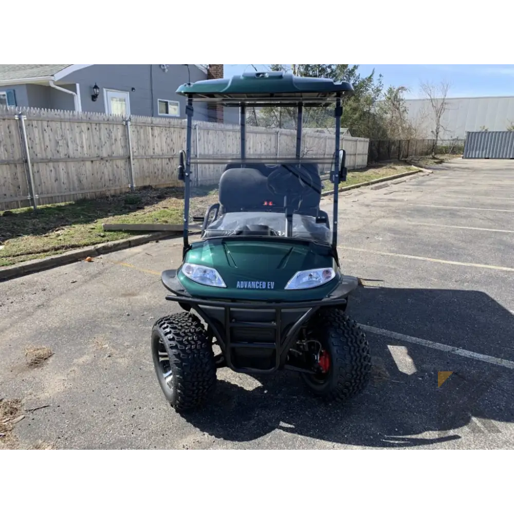 2023 Advanced EV 4L - Green Kryptex Golf Carts