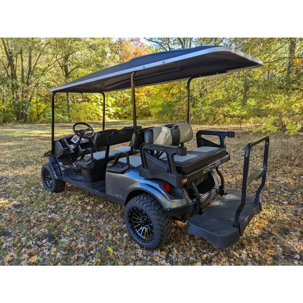 2023 E-Z-GO L6 - Metallic Charcoal Kryptex Golf Carts