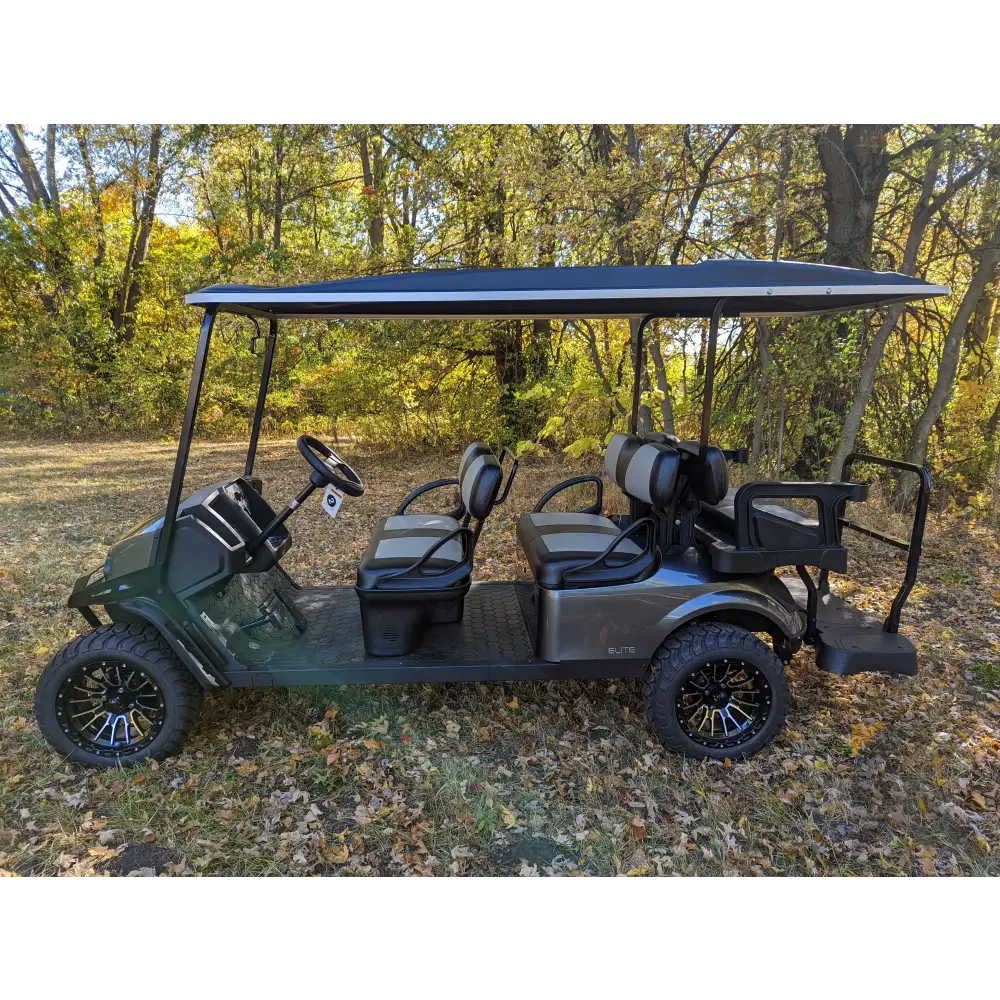 2023 E-Z-GO L6 - Metallic Charcoal Kryptex Golf Carts