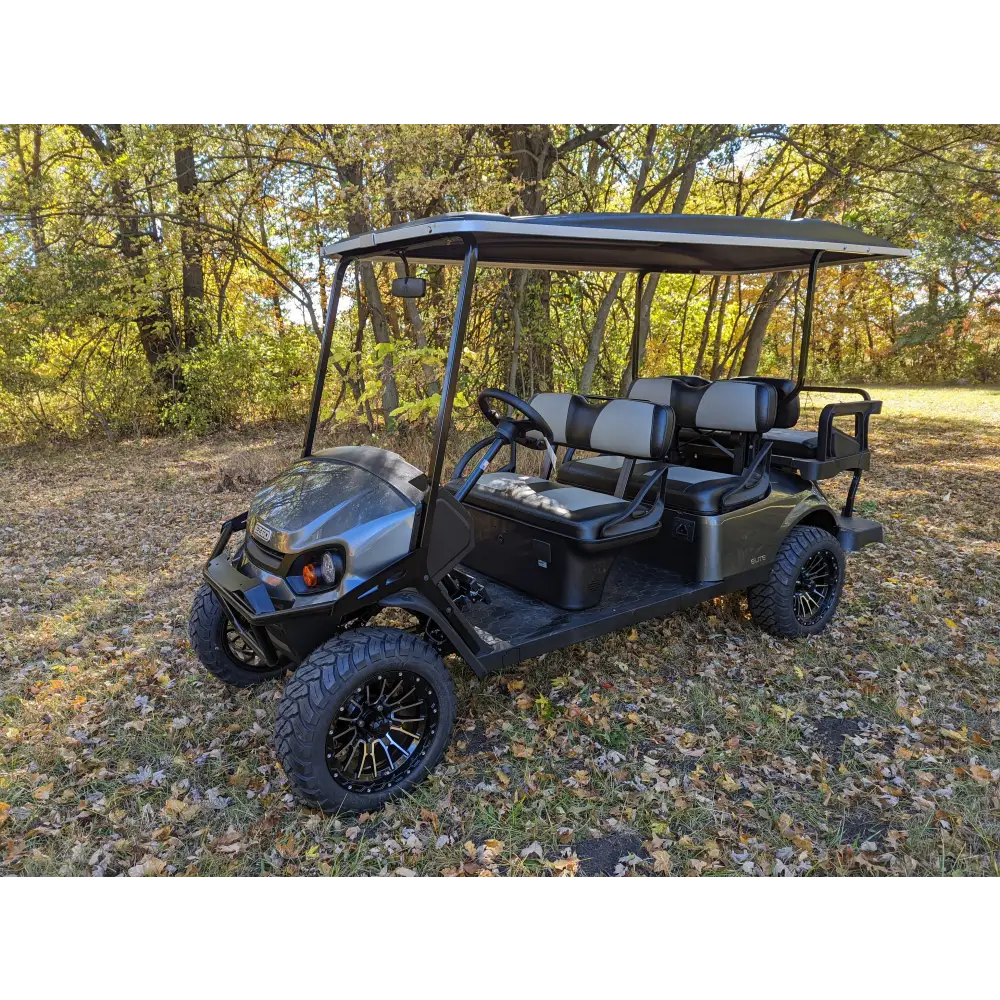 2023 E-Z-GO L6 - Metallic Charcoal Kryptex Golf Carts