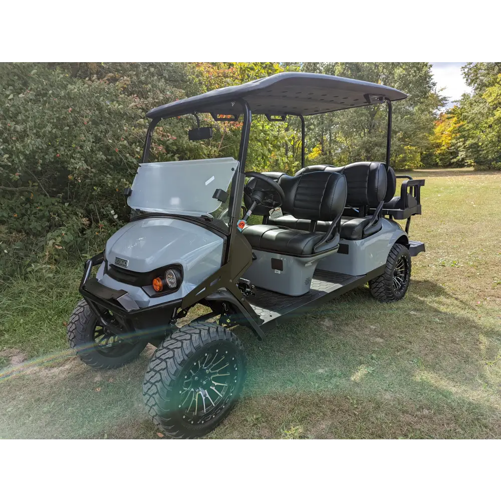 2023 E-Z-GO L6 - Ocean Grey Kryptex Golf Carts