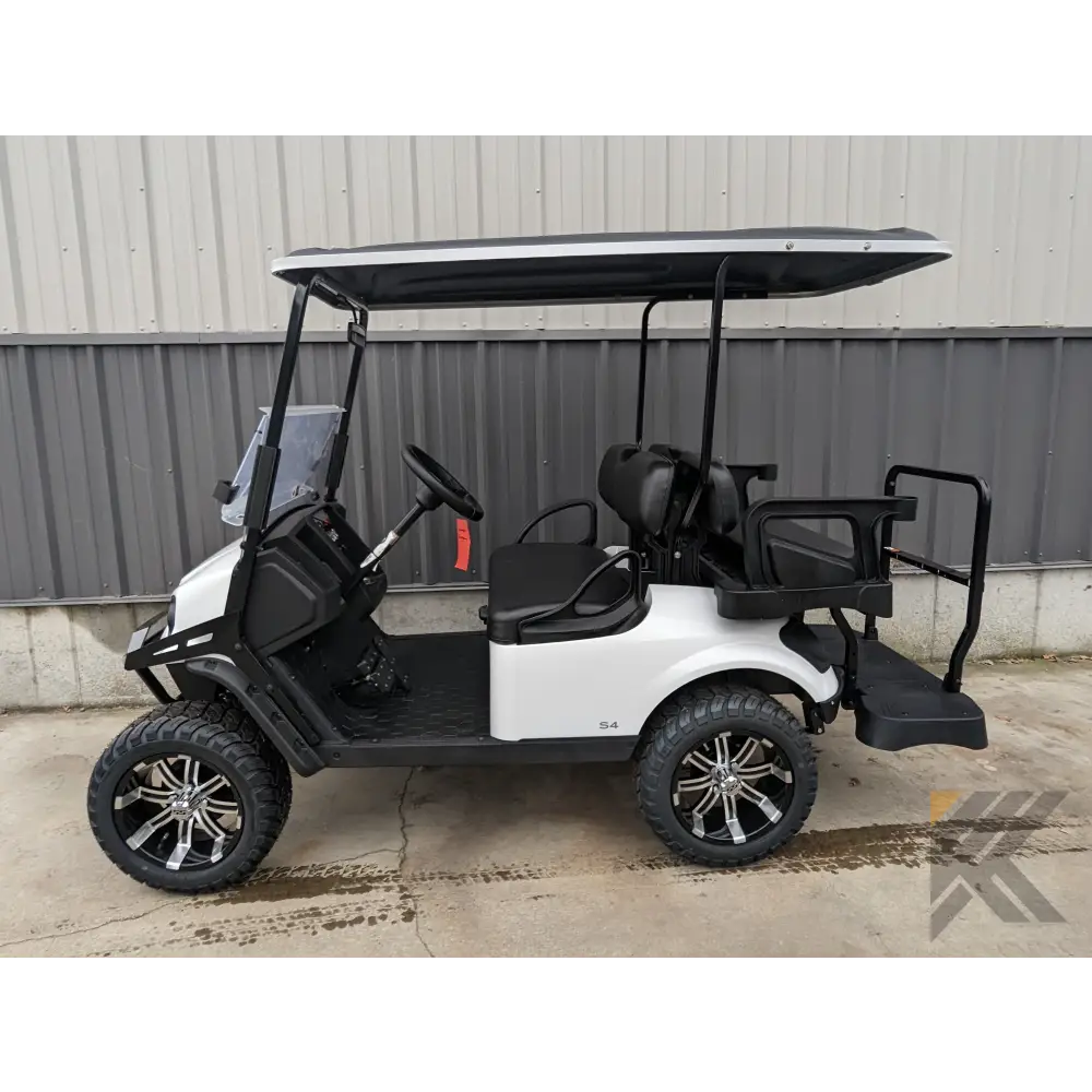 2023 E-Z GO S4 - Bright White Kryptex Golf Carts