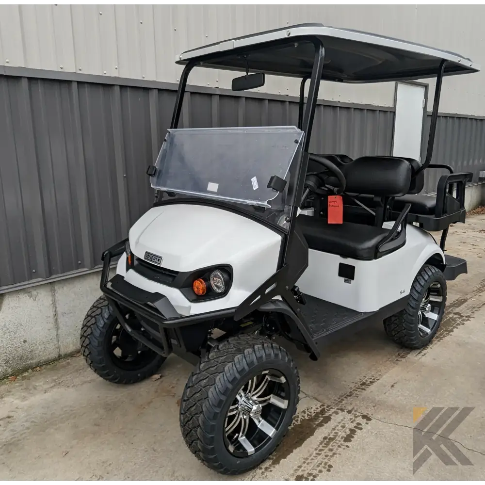 2023 E-Z GO S4 - Bright White Kryptex Golf Carts