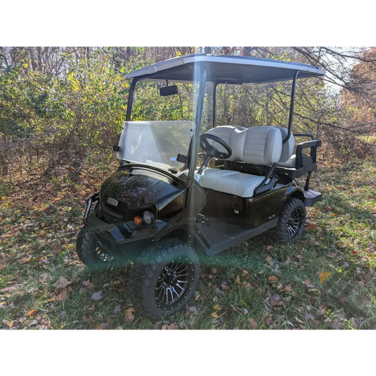 2023 EZGO S4 - Black Kryptex Golf Carts