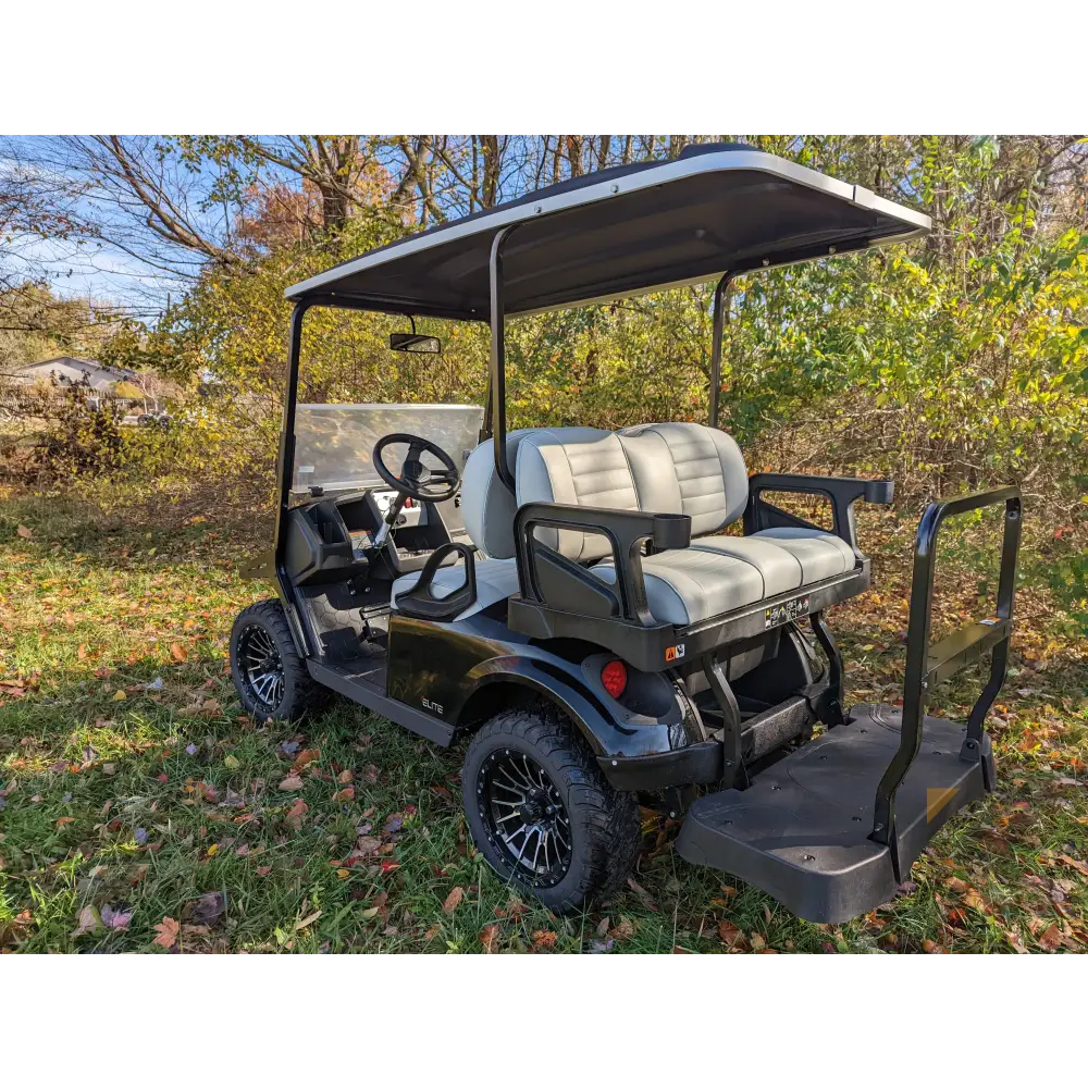 2023 EZGO S4 - Black Kryptex Golf Carts