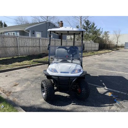2023 Electric Advanced EV 4L - White Kryptex Golf Carts