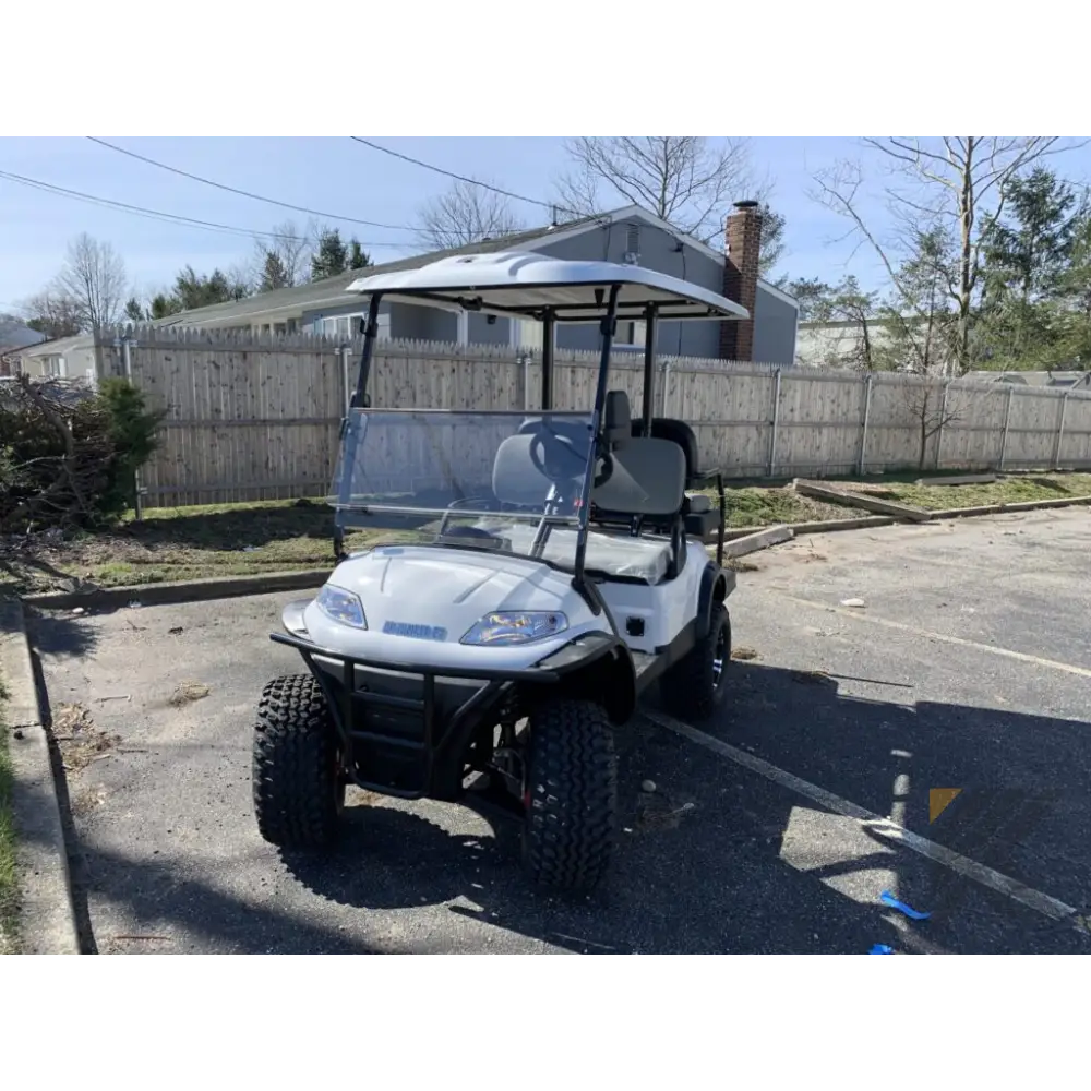 2023 Electric Advanced EV 4L - White Kryptex Golf Carts