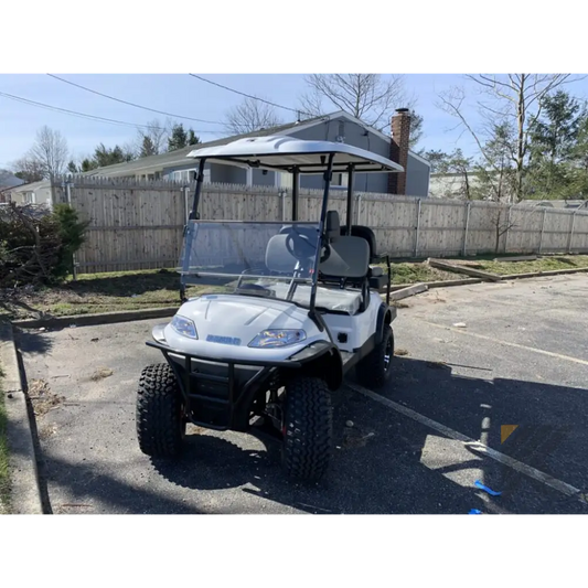 2023 Electric Advanced EV 4L - White Kryptex Golf Carts
