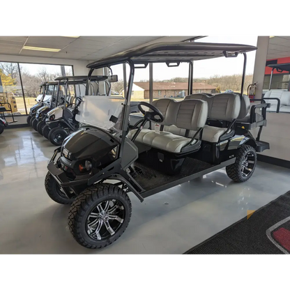 2023 EZ-GO L6 ELITE - Black Kryptex Golf Carts