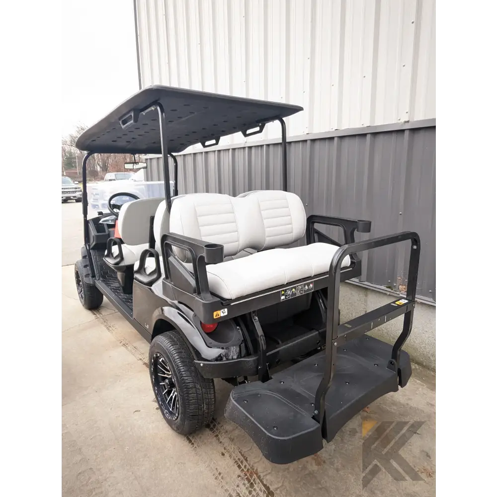 2023 EZGO L6 - Black Kryptex Golf Carts