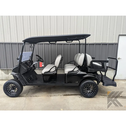 2023 EZGO L6 - Black Kryptex Golf Carts