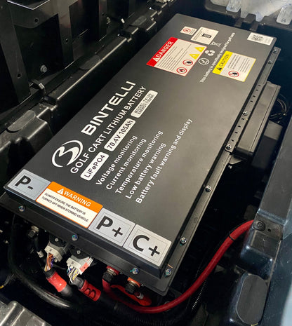 2025 Bintelli Nexus 4 Passenger Golf Cart in White with 72v Lithium Battery