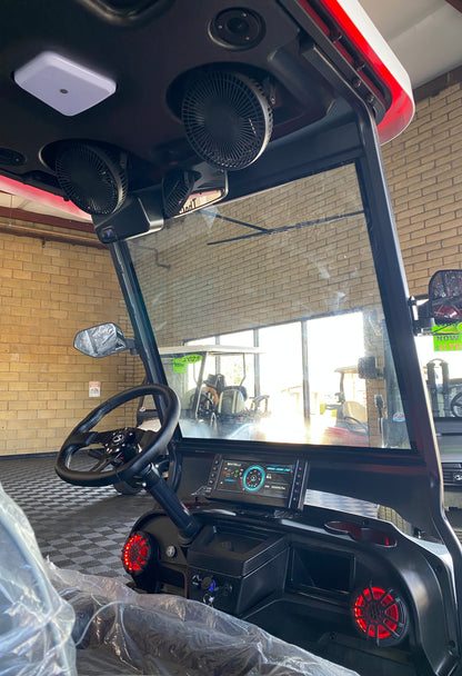 2025 Bintelli Nexus 4 Passenger Golf Cart in White with 72v Lithium Battery