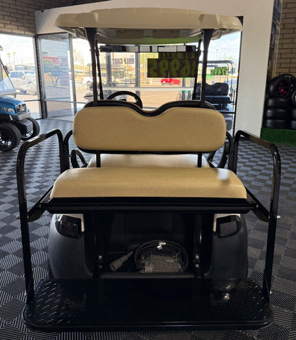 2024 Club Car Tempo 4 Passenger Electric Golf Cart in White