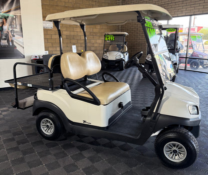 2024 Club Car Tempo 4 Passenger Electric Golf Cart in White
