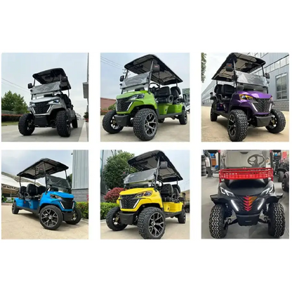 2024 Electric Golf Cart with Lithium Battery Kryptex Golf Carts