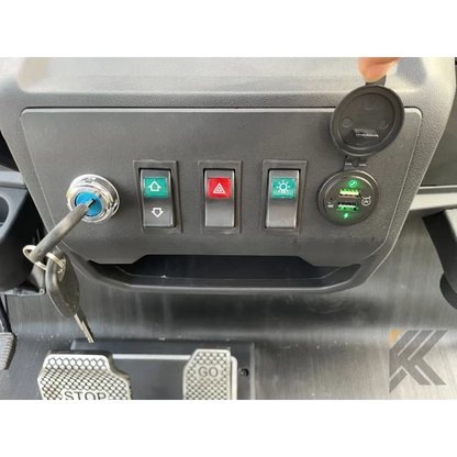 2024 Electric Golf Cart with Lithium Battery Kryptex Golf Carts