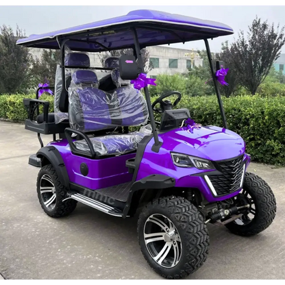 2024 Electric Golf Cart with Lithium Battery Kryptex Golf Carts