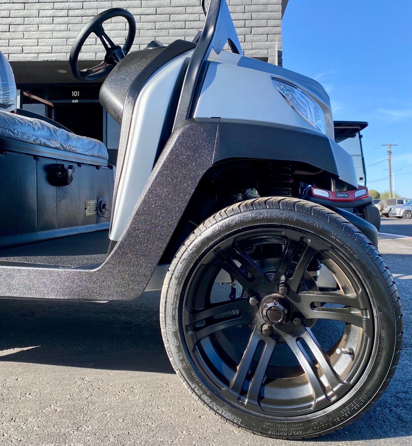 2025 Bintelli Beyond Lite 4 Passenger Golf Cart w/ Lithium Battery & Touchscreen in Gray