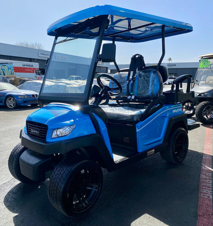 2025 Bintelli Beyond LITE 4 Passenger Golf Cart in Ocean Blue with New 105ah Lithium Battery