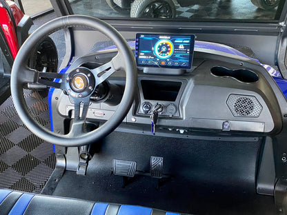 2025 Bintelli Beyond LITE 4 Passenger Golf Cart in Ocean Blue with New 105ah Lithium Battery