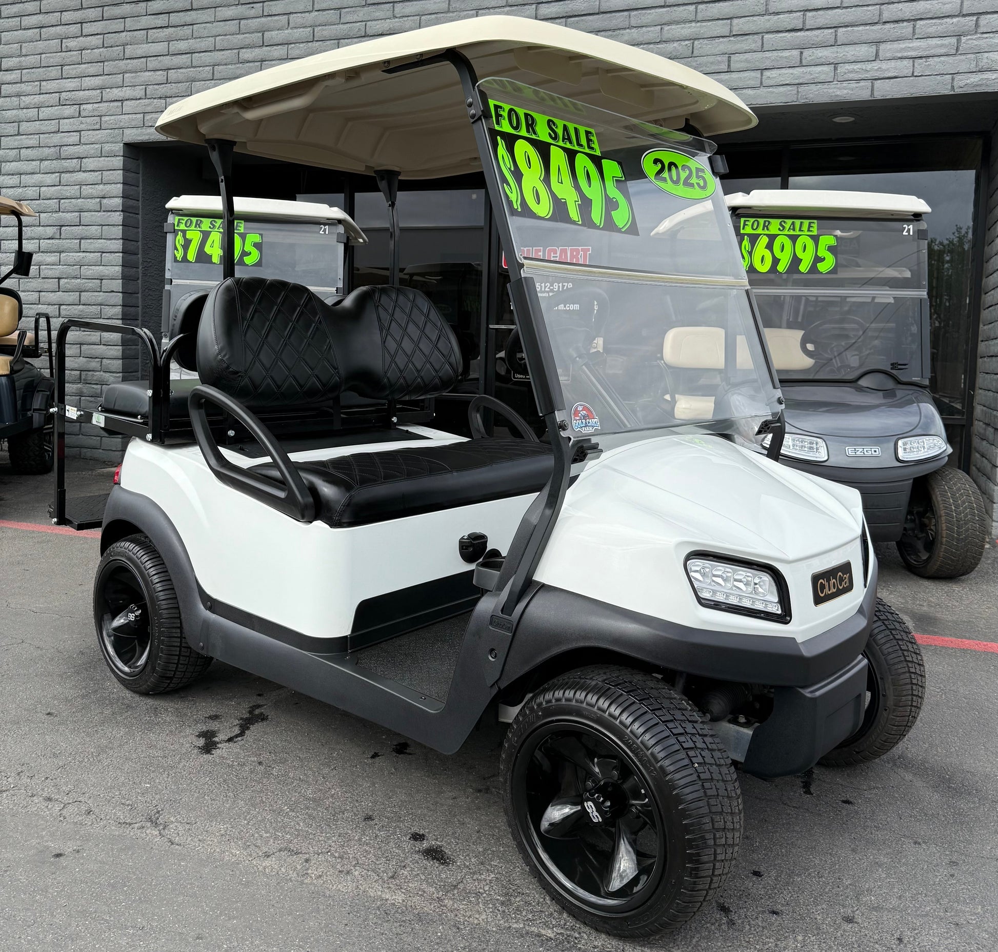 2025 CPO Custom Club Car Tempo 4 Passenger Golf Cart w/ New Batteries