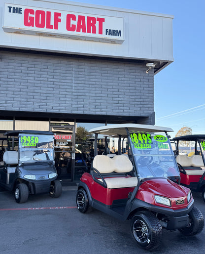 2025 CPO Custom Club Car Tempo 2 Passenger Golf Cart w/ New Batteries