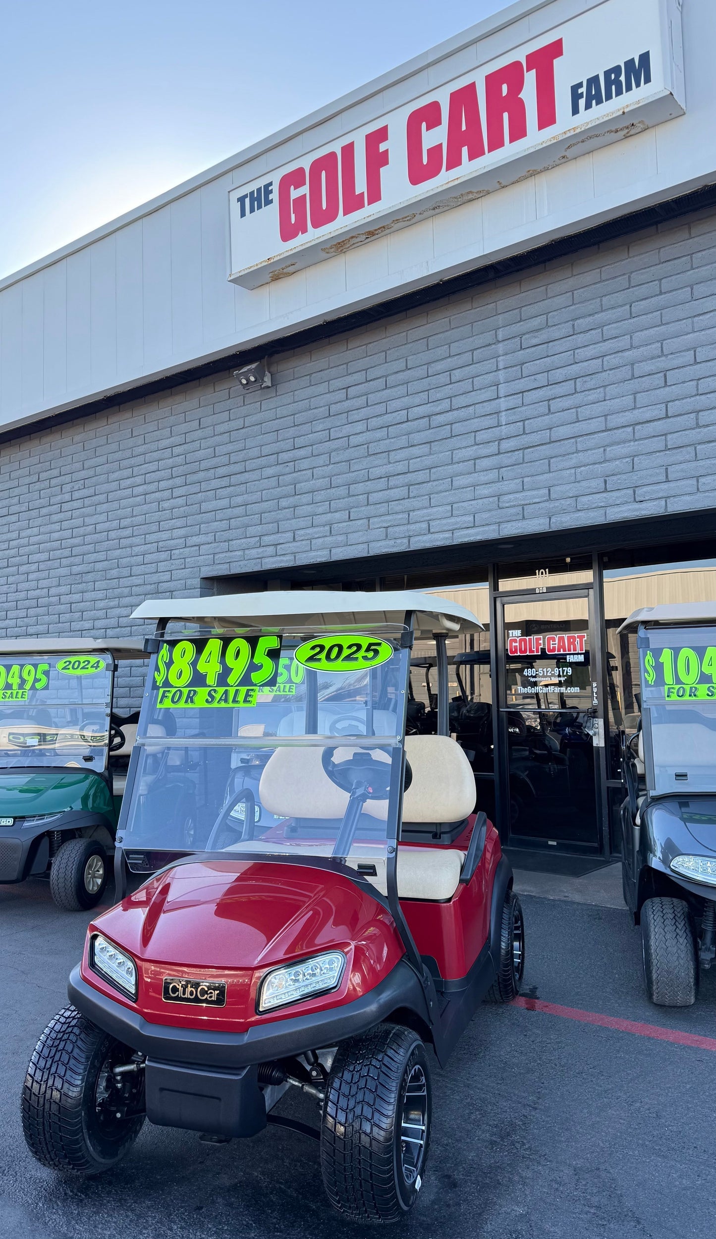 2025 CPO Custom Club Car Tempo 2 Passenger Golf Cart w/ New Batteries