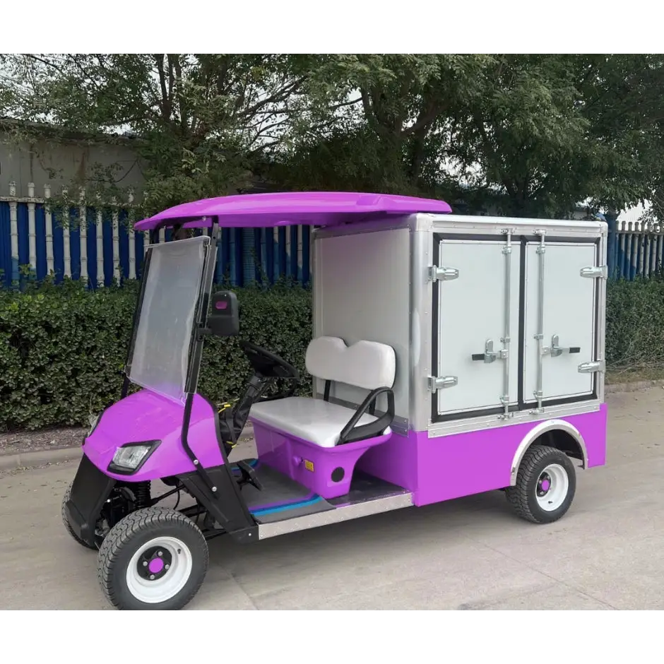 2024 Electric Utility Golf Cart with Lithium Battery Kryptex Golf Carts