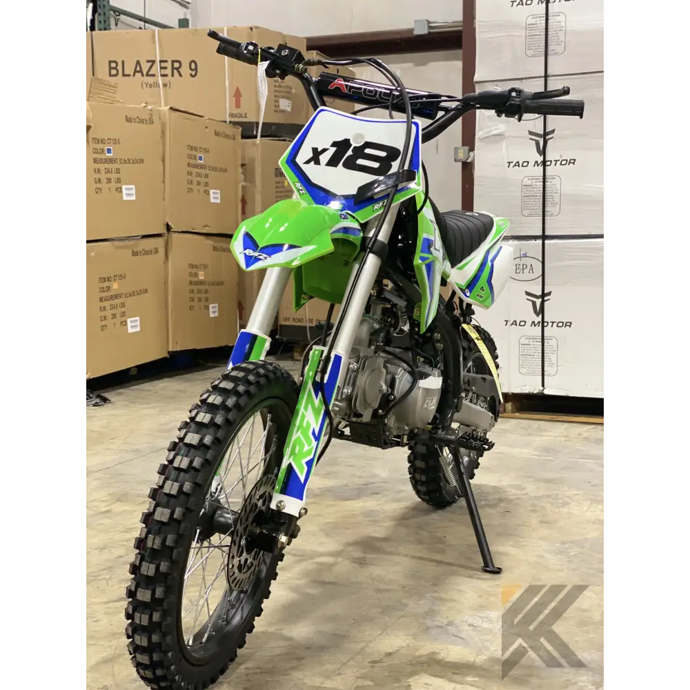 Apollo X18 125cc Dirt Bike Kryptex Golf Carts