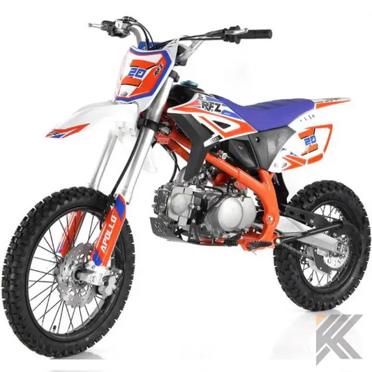 Apollo Z20 125cc Adult Dirt Bike Kryptex Golf Carts
