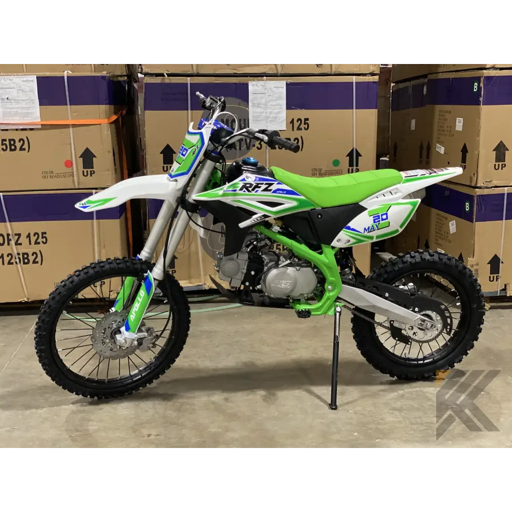 Apollo Z20 MAX 125cc Racing Dirt Bike Kryptex Golf Carts