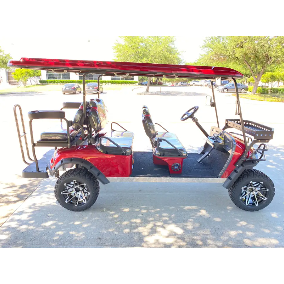 T-60 Electric 6 Seater Golf Cart Kryptex Golf Carts