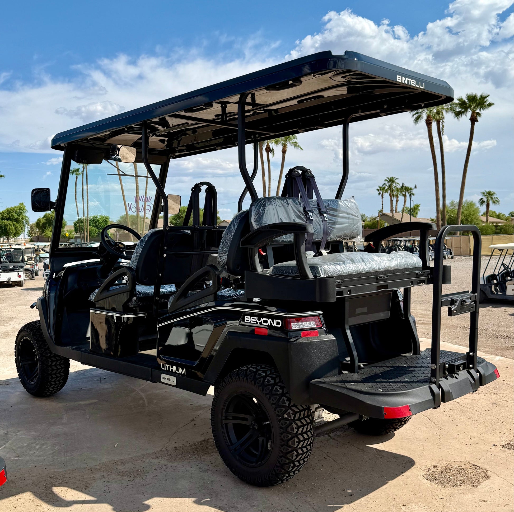 2024 Bintelli Beyond Lifted 6 Passenger Golf Cart w/ Lithium Battery & Touchscreen
